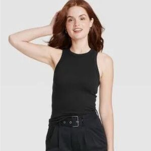 Black tank Large NWT